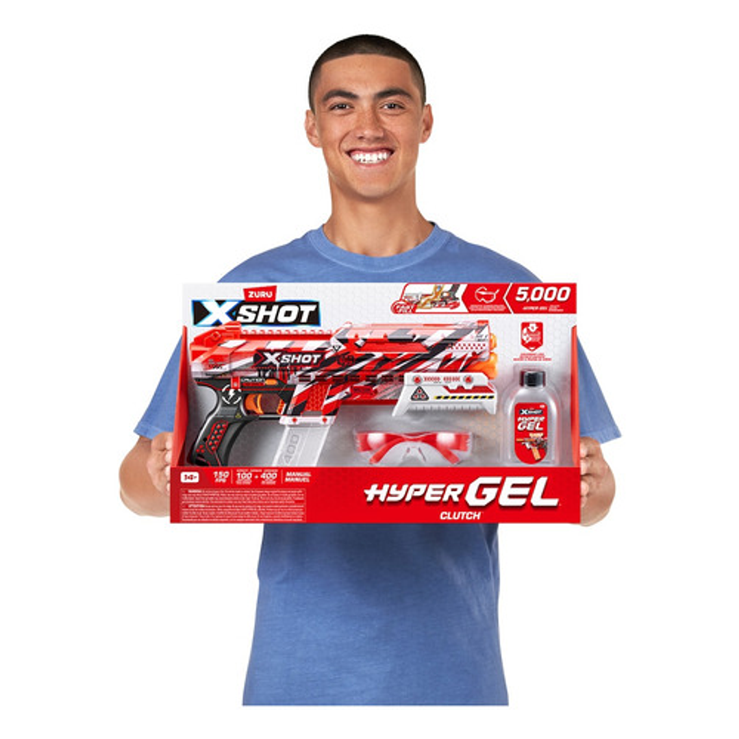 X-SHOT HYPER GEL CLUTCH 5,000 MUNICIONES 3