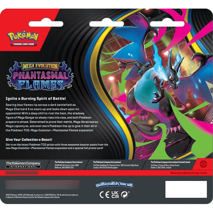 POKEMON TCG PHANTASMAL FLAMES 3 PACK BLISTER SNEASEL ESPAÑOL 2