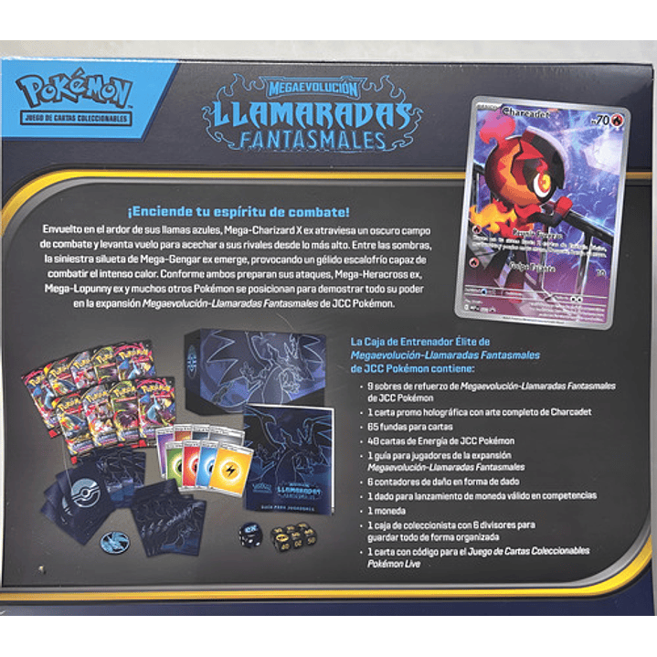 POKEMON TCG PHANTASMAL FLAMES ELITE TRAINER BOX ESPAÑOL 12