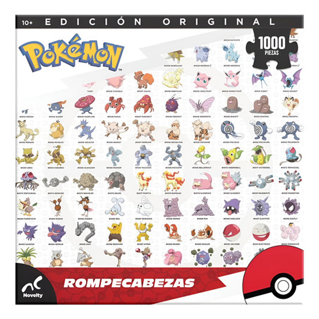 Rompecabezas Pokemon Poster Edicion Original 1000 Piezas 1