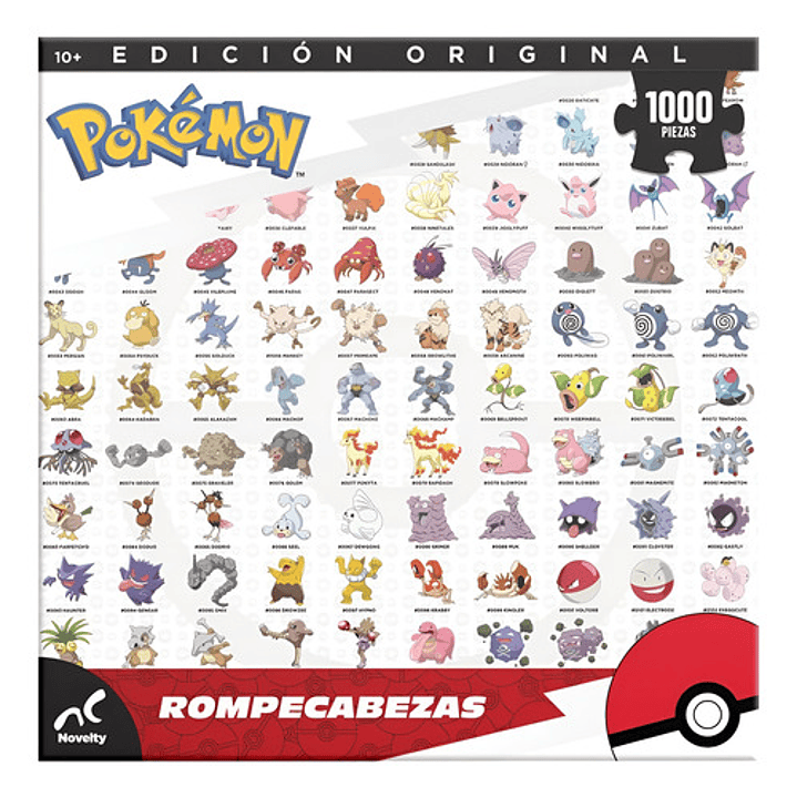 Rompecabezas Pokemon Poster Edicion Original 1000 Piezas 1