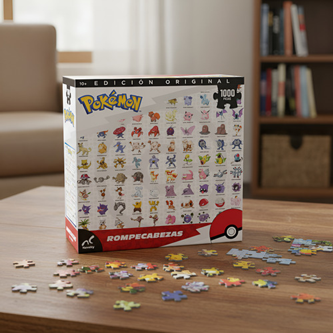 Rompecabezas Pokemon Poster Edicion Original 1000 Piezas 2