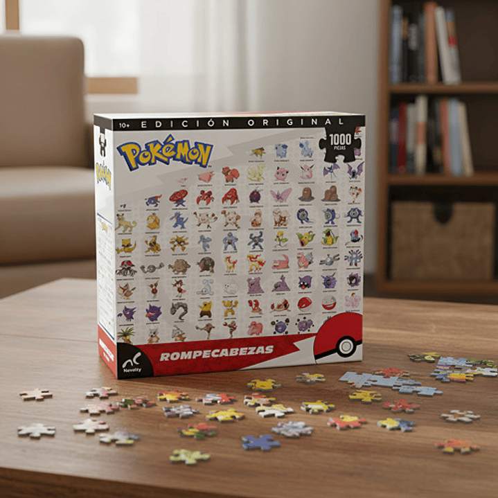 Rompecabezas Pokemon Poster Edicion Original 1000 Piezas 2