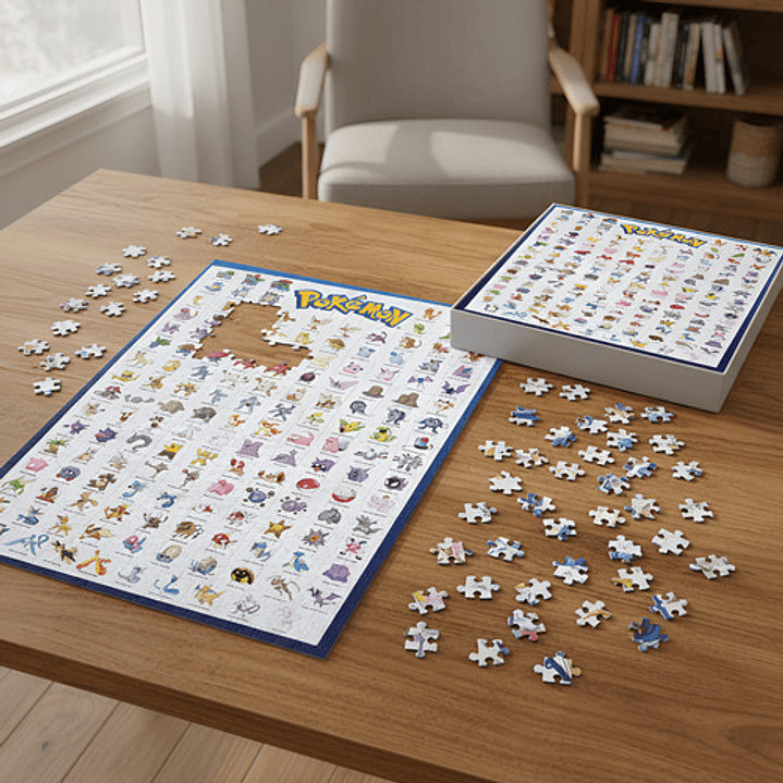 Rompecabezas Pokemon Poster Edicion Original 1000 Piezas 7