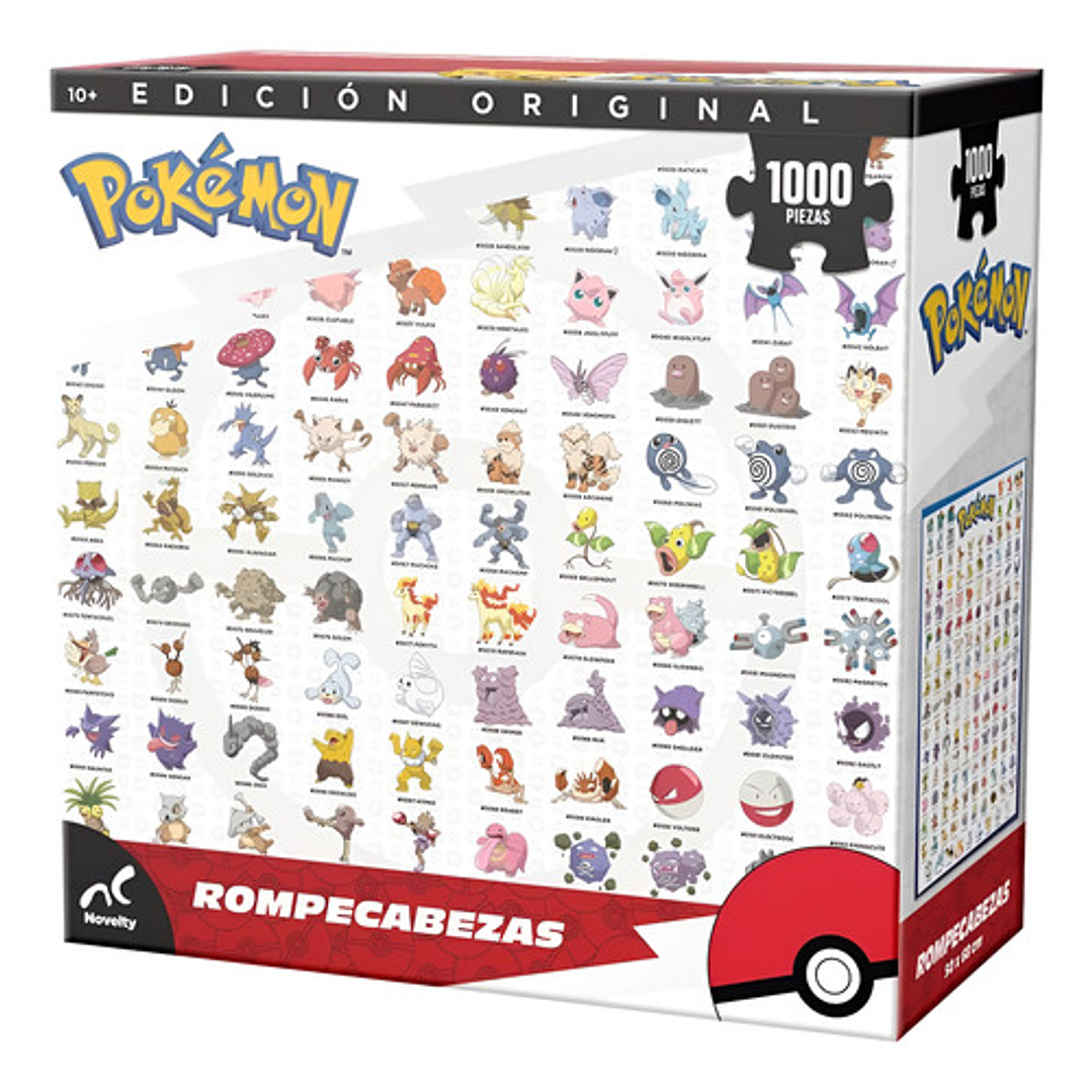 Rompecabezas Pokemon Poster Edicion Original 1000 Piezas 8