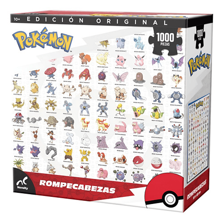 Rompecabezas Pokemon Poster Edicion Original 1000 Piezas 8