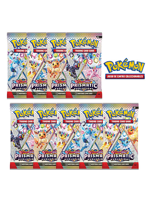 POKEMON TCG INGLÉS PRISMATIC EVOLUTIONS 9 BOOSTER PACK