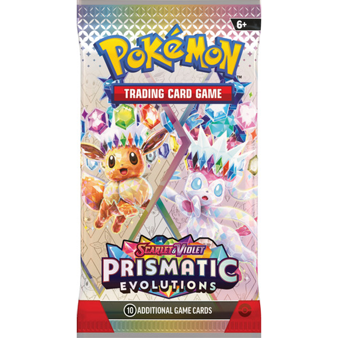 POKEMON TCG INGLÉS PRISMATIC EVOLUTIONS 9 BOOSTER PACK 6