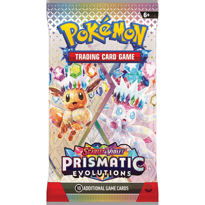 POKEMON TCG INGLÉS PRISMATIC EVOLUTIONS 9 BOOSTER PACK 6