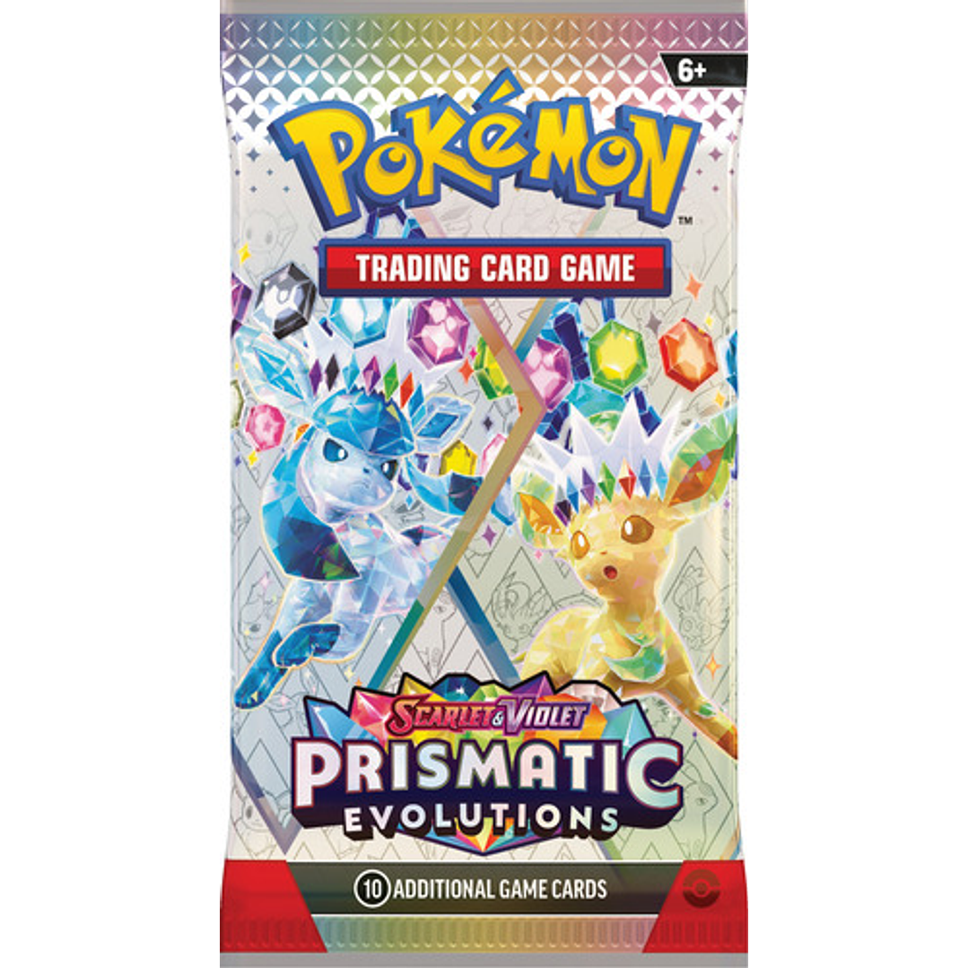 POKEMON TCG INGLÉS PRISMATIC EVOLUTIONS 9 BOOSTER PACK 8