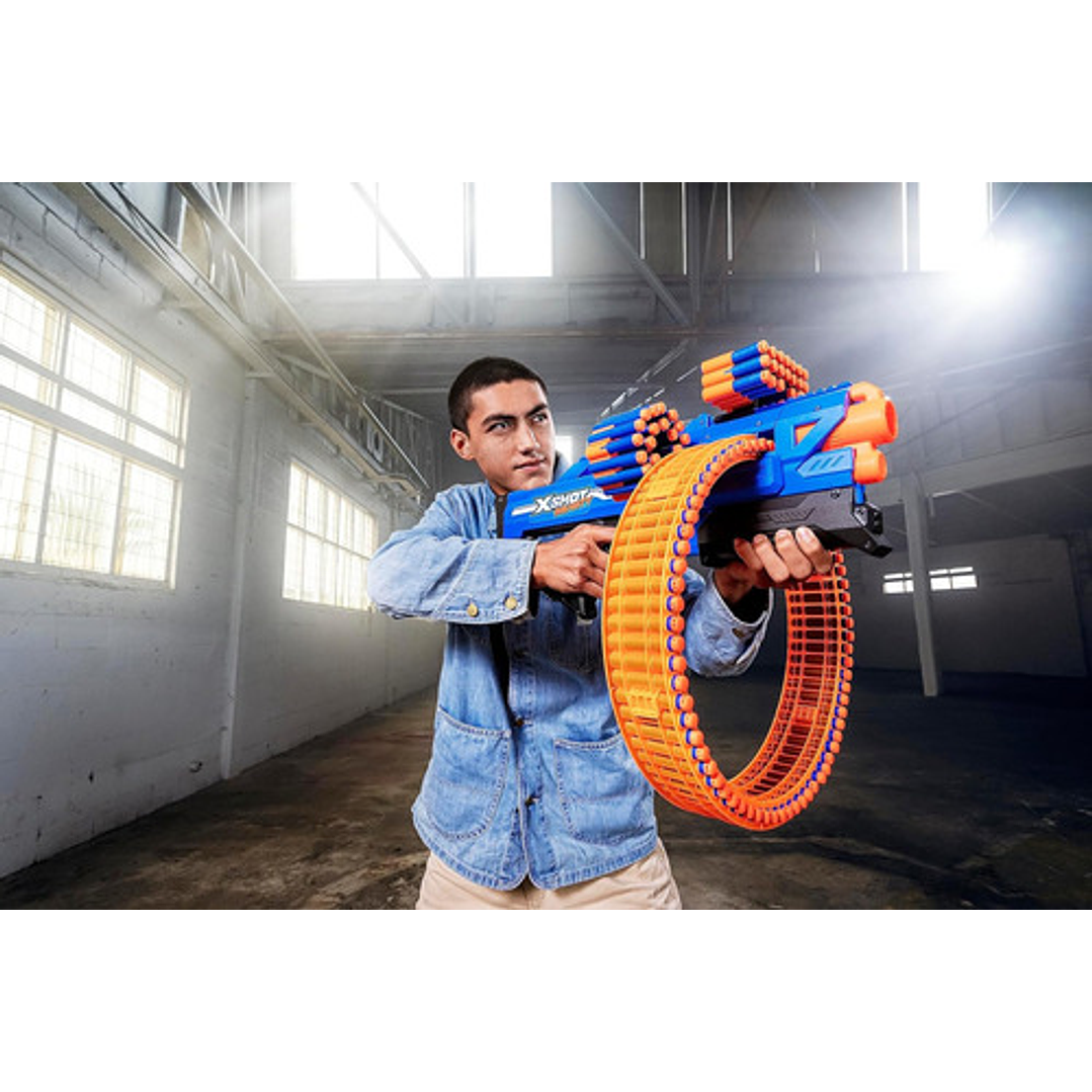 X-SHOT INSANITY MAD MEGA BARREL 72 DARDOS 12
