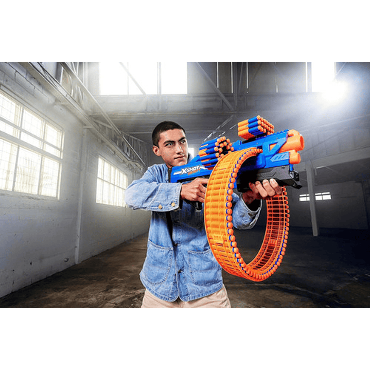 X-SHOT INSANITY MAD MEGA BARREL 72 DARDOS 12