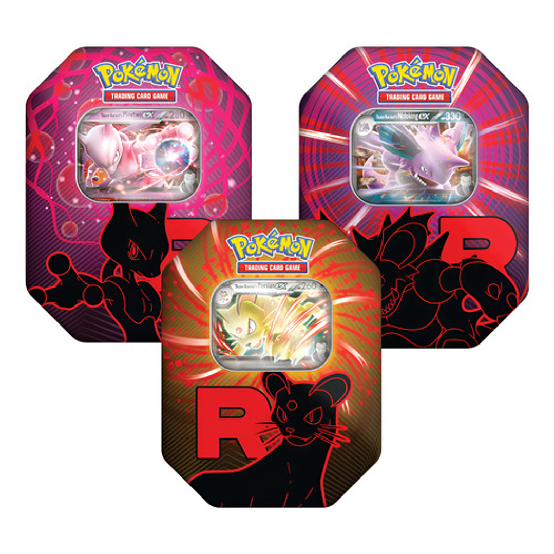 TEAM ROCKET TIN ESPAÑOL - LATA DEL EQUIPO ROCKET 1