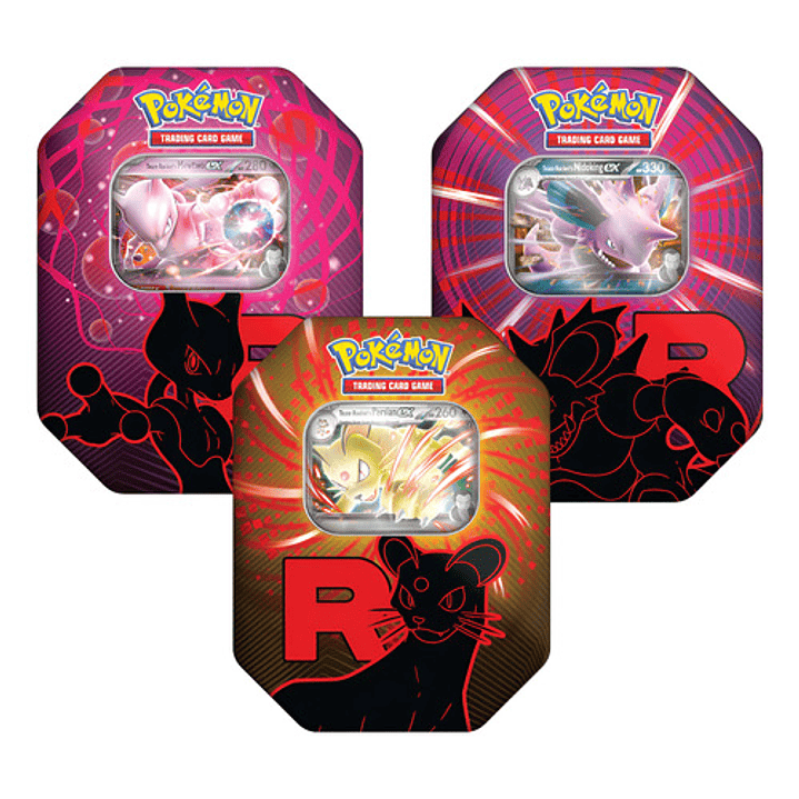 TEAM ROCKET TIN ESPAÑOL - LATA DEL EQUIPO ROCKET 1