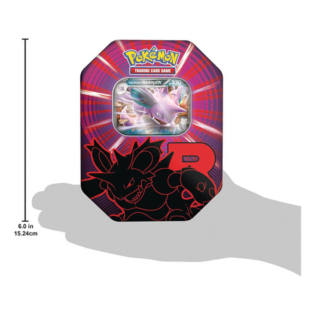 TEAM ROCKET TIN ESPAÑOL - LATA DEL EQUIPO ROCKET 11