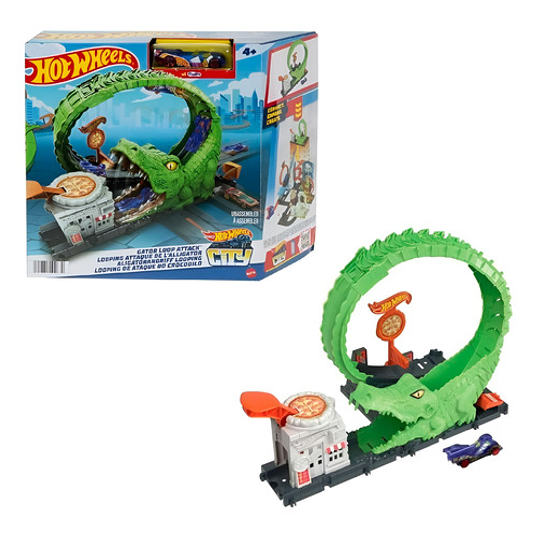 HOT WHEELS CITY PISTA NEMESIS COCODRILO 1