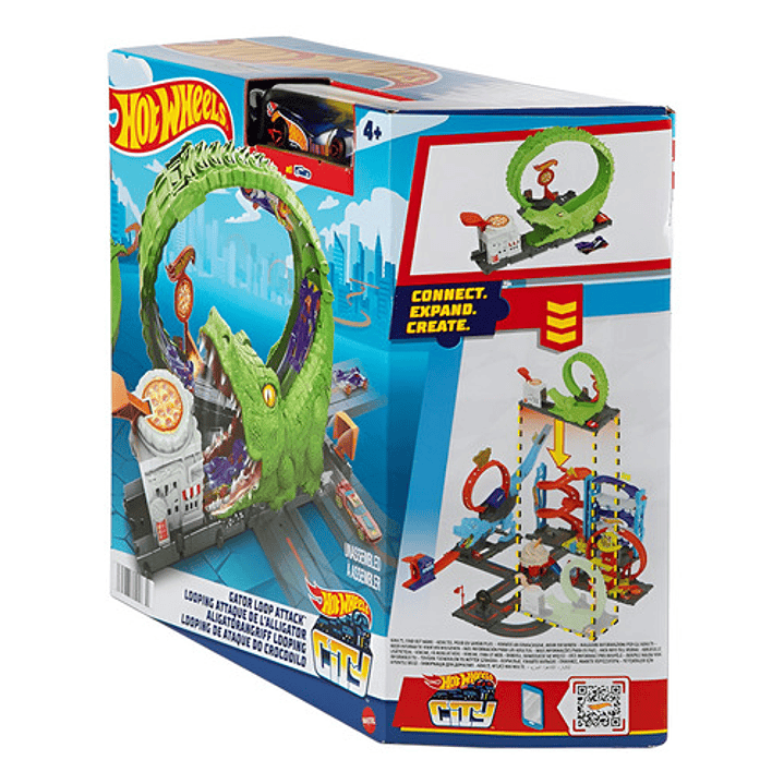 HOT WHEELS CITY PISTA NEMESIS COCODRILO 4