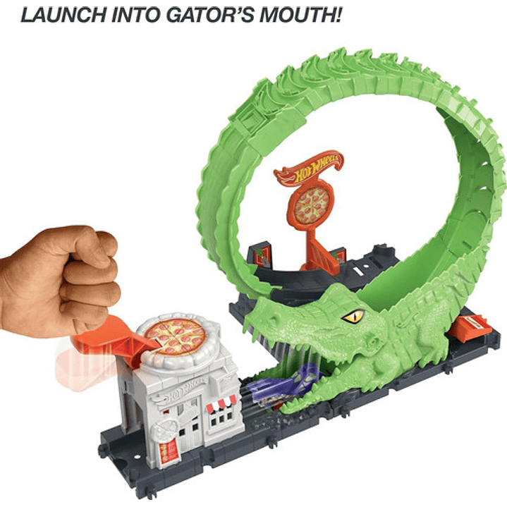 HOT WHEELS CITY PISTA NEMESIS COCODRILO 6