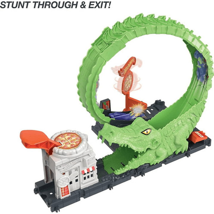 HOT WHEELS CITY PISTA NEMESIS COCODRILO 7