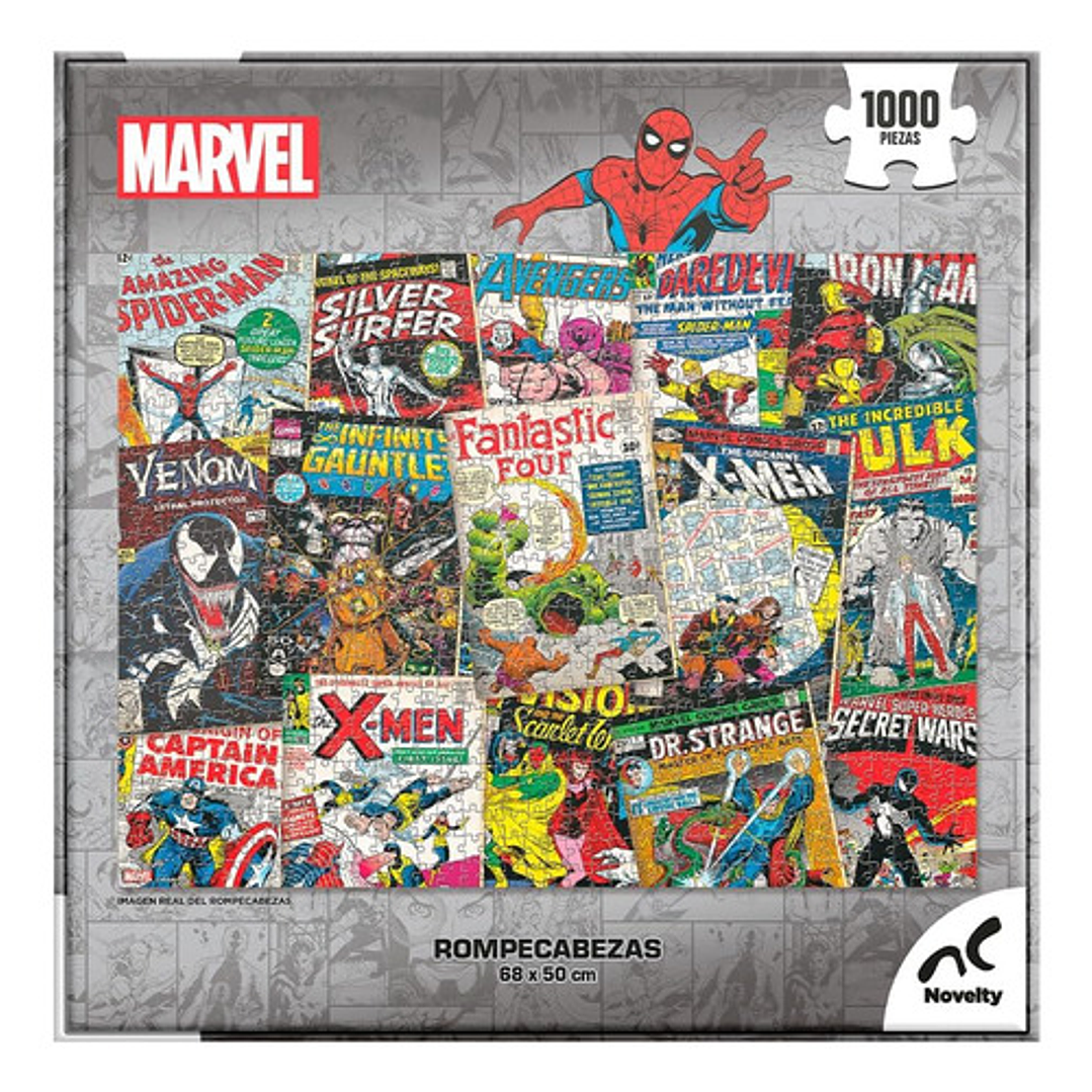Rompecabezas Marvel Comics Spiderman Hulk 1,000 Pzs Original 3