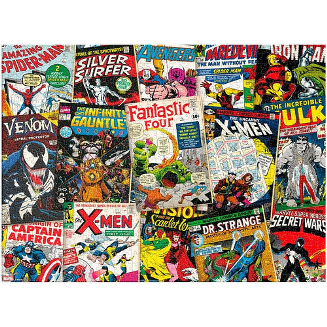 Rompecabezas Marvel Comics Spiderman Hulk 1,000 Pzs Original 4