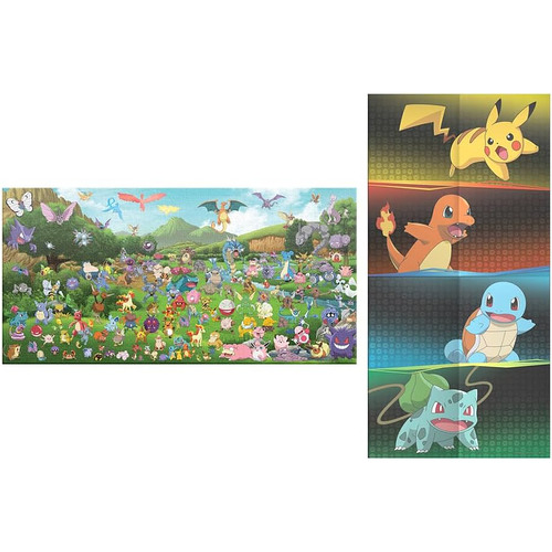 Rompecabezas Pokemon Premium 1,000 Piezas + Poster Original 3