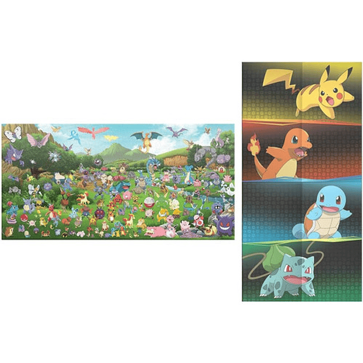 Rompecabezas Pokemon Premium 1,000 Piezas + Poster Original 3
