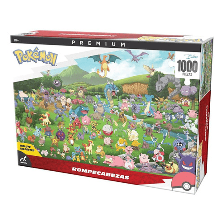 Rompecabezas Pokemon Premium 1,000 Piezas + Poster Original 5