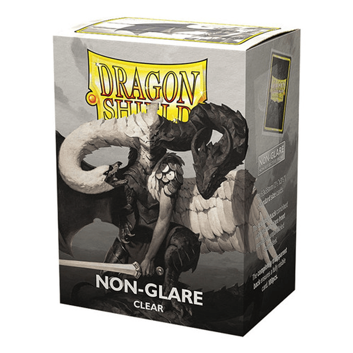 DRAGON SHIELD NON-GLARE CLEAR MATTE STANDARD SIZE CARD SLEEVES 2
