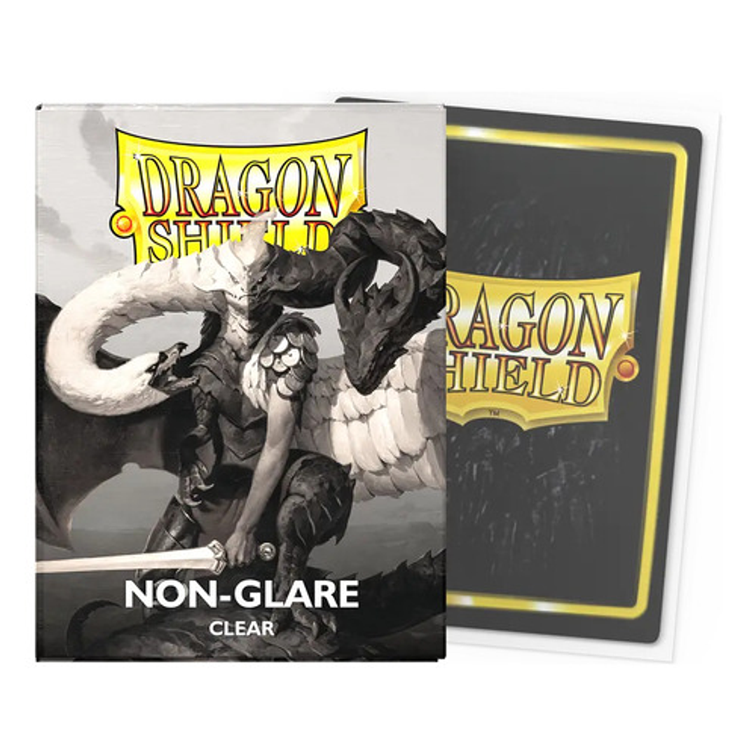 DRAGON SHIELD NON-GLARE CLEAR MATTE STANDARD SIZE CARD SLEEVES 4