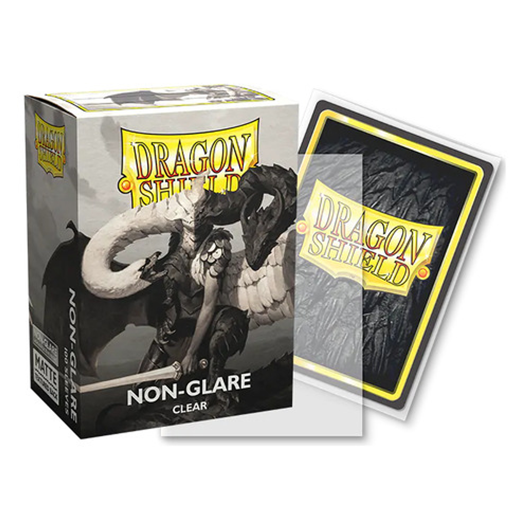 DRAGON SHIELD NON-GLARE CLEAR MATTE STANDARD SIZE CARD SLEEVES 1