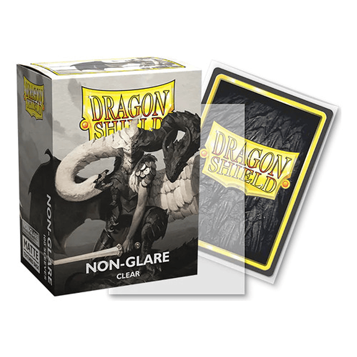 DRAGON SHIELD NON-GLARE CLEAR MATTE STANDARD SIZE CARD SLEEVES 1