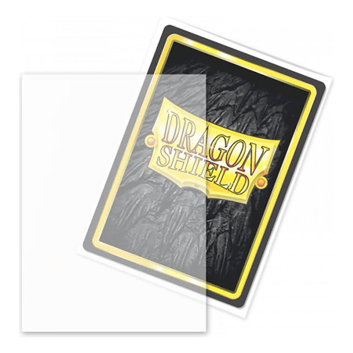 DRAGON SHIELD NON-GLARE CLEAR MATTE STANDARD SIZE CARD SLEEVES 6