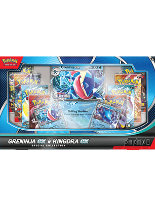 POKEMON TCG GRENINJA EX & KINGDRA EX SPECIAL COLLECTION BOX INGLÉS