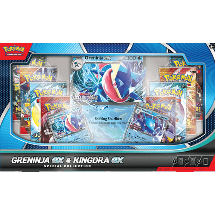 POKEMON TCG GRENINJA EX & KINGDRA EX SPECIAL COLLECTION BOX INGLÉS 1