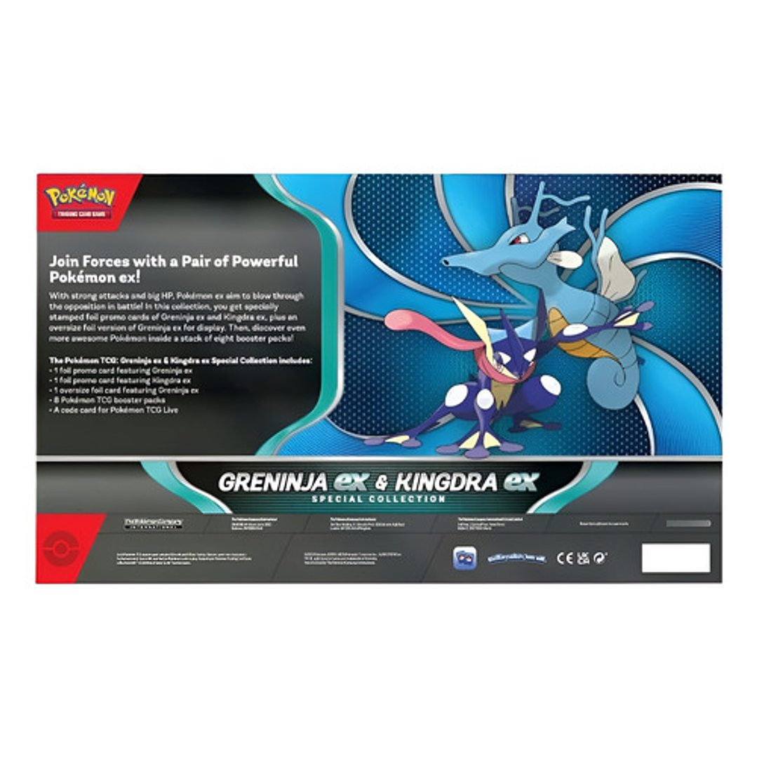 POKEMON TCG GRENINJA EX & KINGDRA EX SPECIAL COLLECTION BOX INGLÉS 2