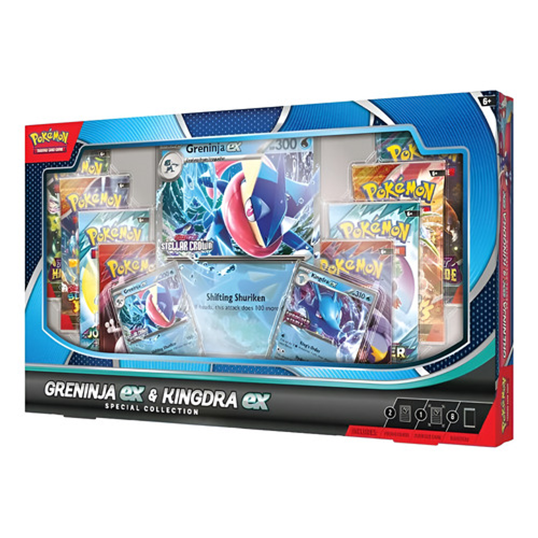 POKEMON TCG GRENINJA EX & KINGDRA EX SPECIAL COLLECTION BOX INGLÉS 3