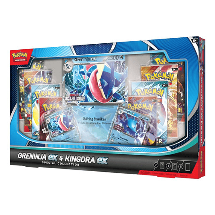 POKEMON TCG GRENINJA EX & KINGDRA EX SPECIAL COLLECTION BOX INGLÉS 3