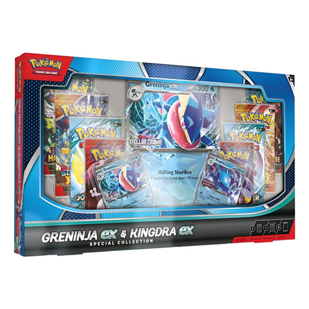 POKEMON TCG GRENINJA EX & KINGDRA EX SPECIAL COLLECTION BOX INGLÉS 5