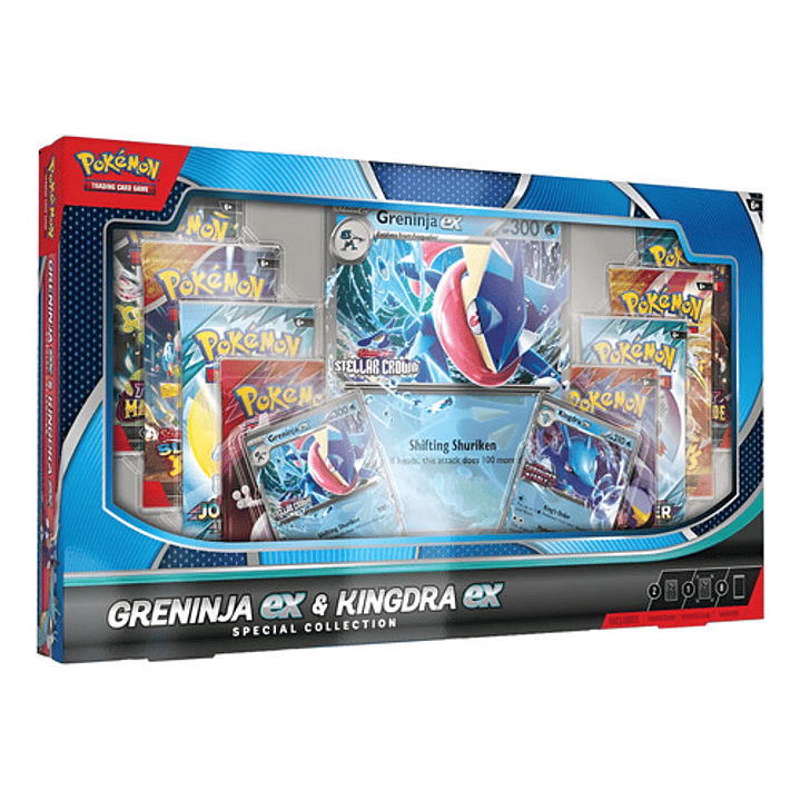 POKEMON TCG GRENINJA EX & KINGDRA EX SPECIAL COLLECTION BOX INGLÉS 5