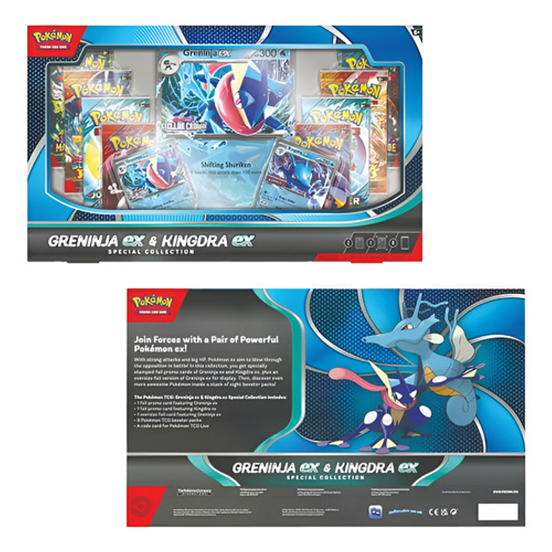 POKEMON TCG GRENINJA EX & KINGDRA EX SPECIAL COLLECTION BOX INGLÉS 6