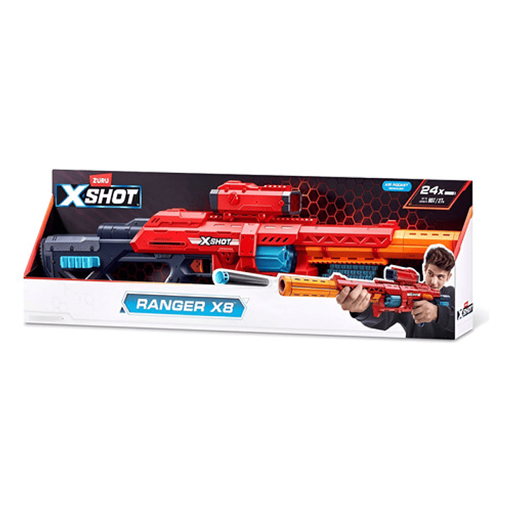 X-SHOT RANGER 8 EXCEL 24 DARDOS 10