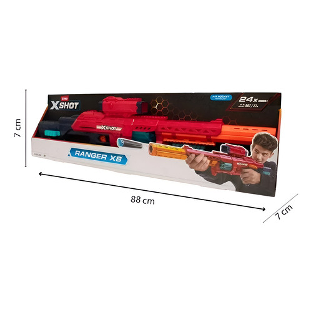 X-SHOT RANGER 8 EXCEL 24 DARDOS 12