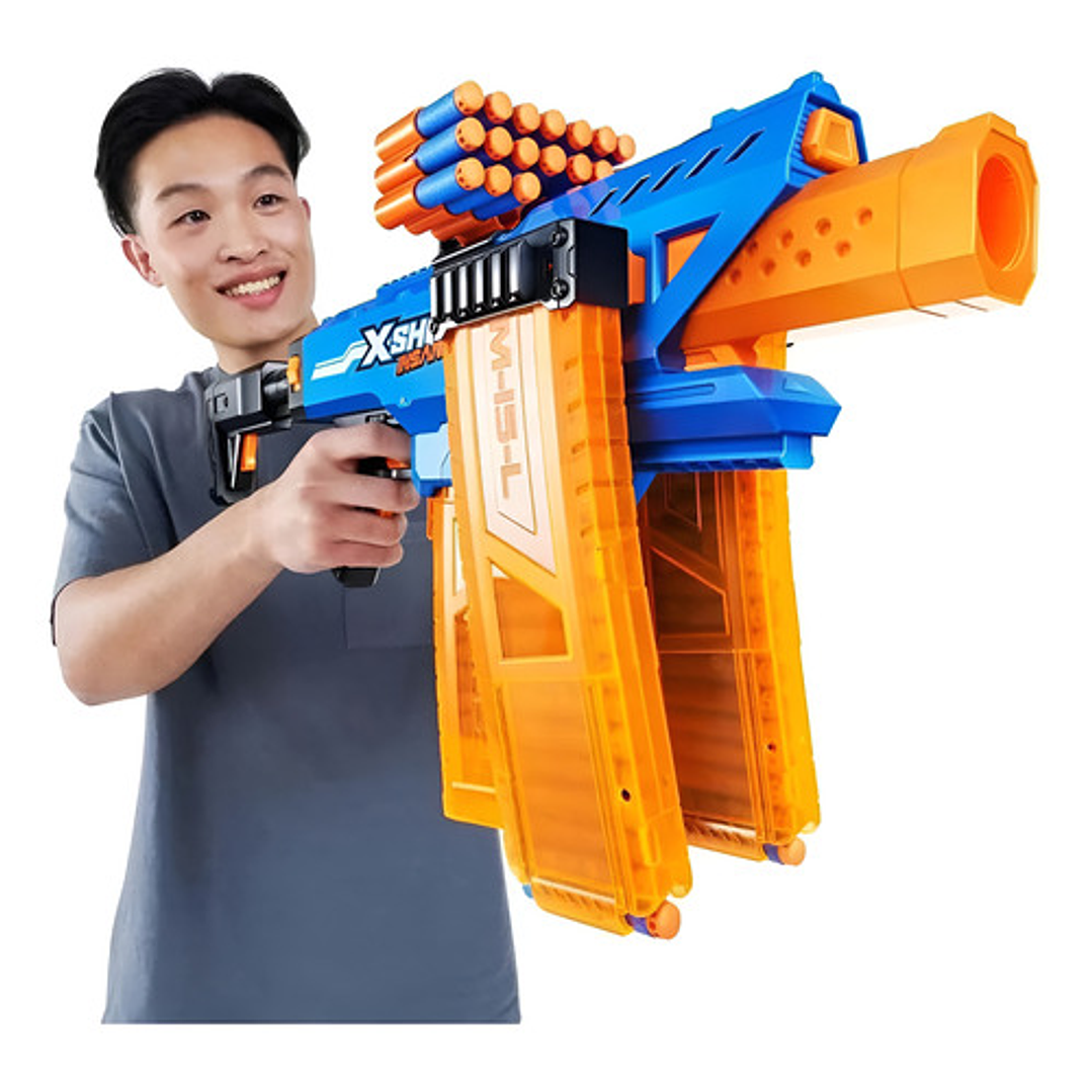 X-SHOT INSANITY MOTORIZED CLIP MANIA 72 DARDOS 2