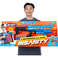 X-SHOT INSANITY MOTORIZED CLIP MANIA 72 DARDOS - Miniatura 3