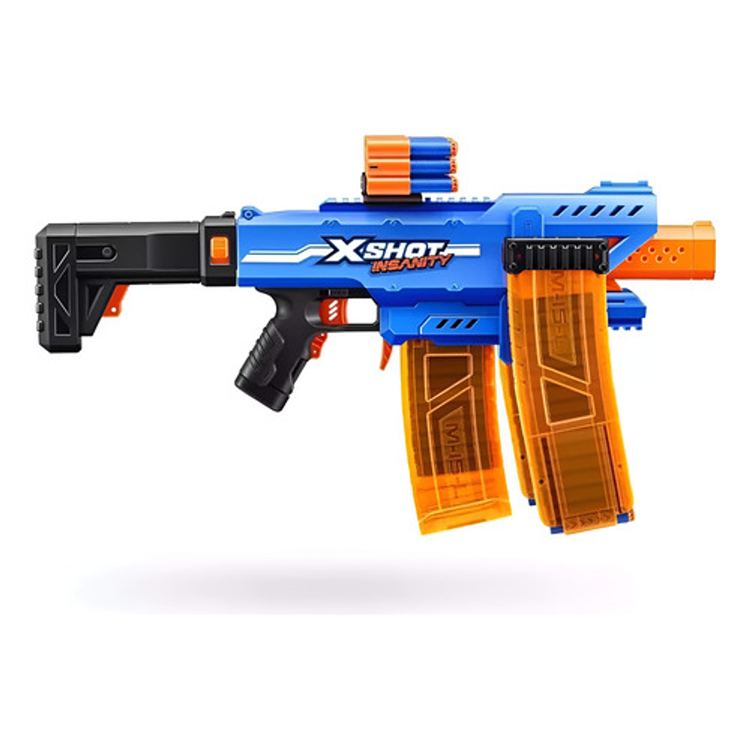X-SHOT INSANITY MOTORIZED CLIP MANIA 72 DARDOS 5