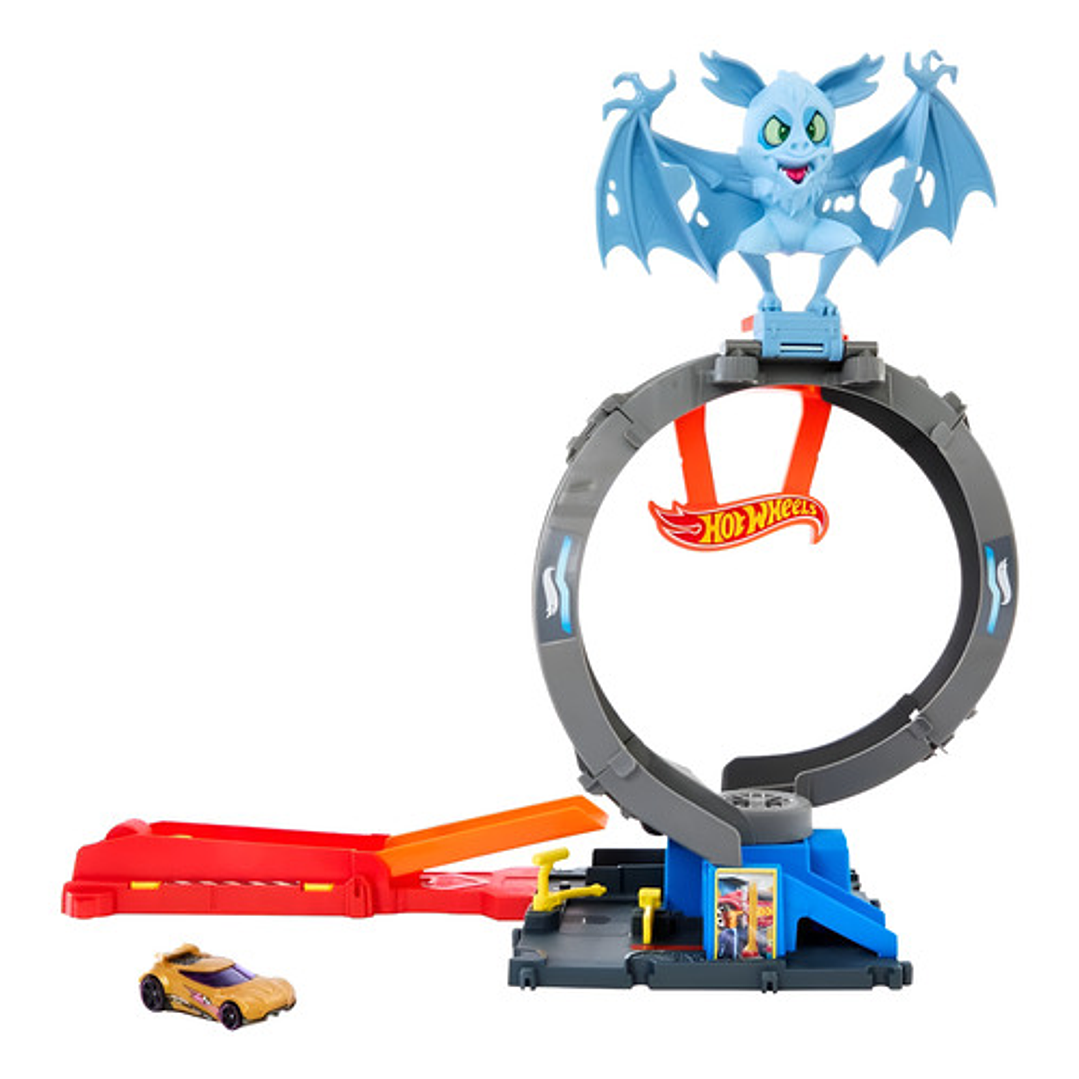 HOT WHEELS CITY PISTA ATAQUE DE MURCIÉLAGO 4