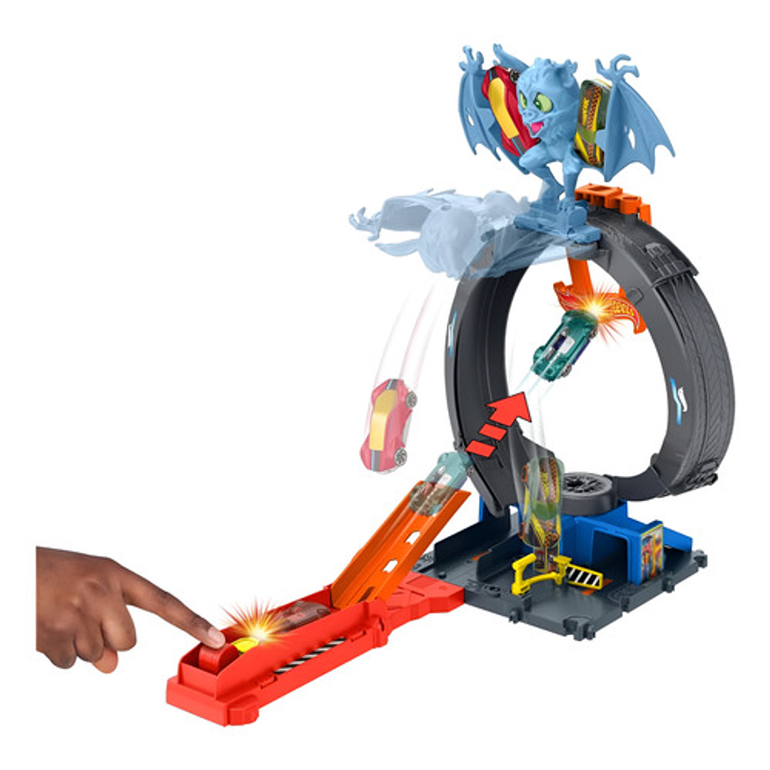 HOT WHEELS CITY PISTA ATAQUE DE MURCIÉLAGO 6