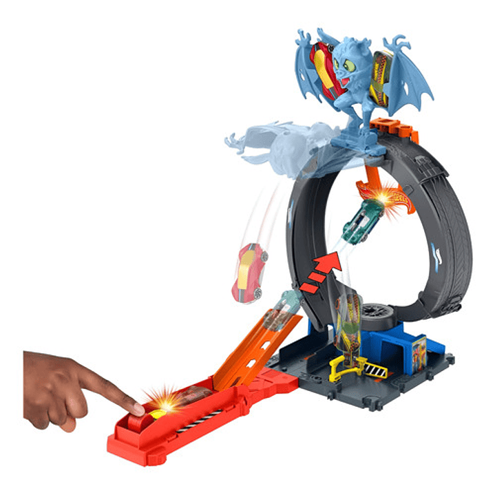 HOT WHEELS CITY PISTA ATAQUE DE MURCIÉLAGO 6