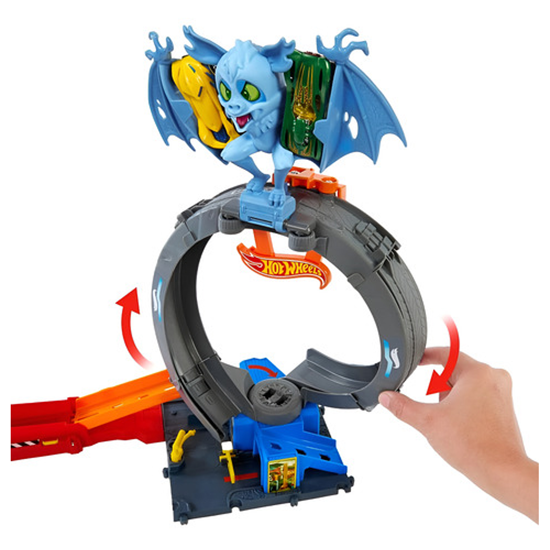HOT WHEELS CITY PISTA ATAQUE DE MURCIÉLAGO 7